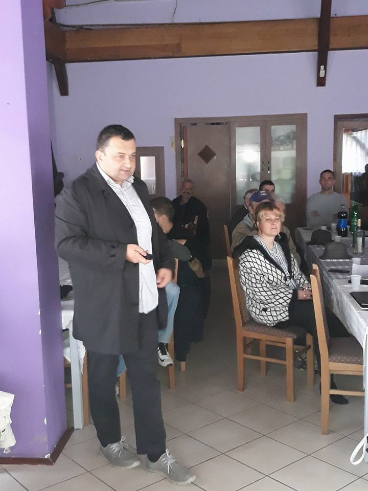 Predavanje predsednika Spos-a dr.sci med Rodoljuba Živadinovića u Novom Miloševu